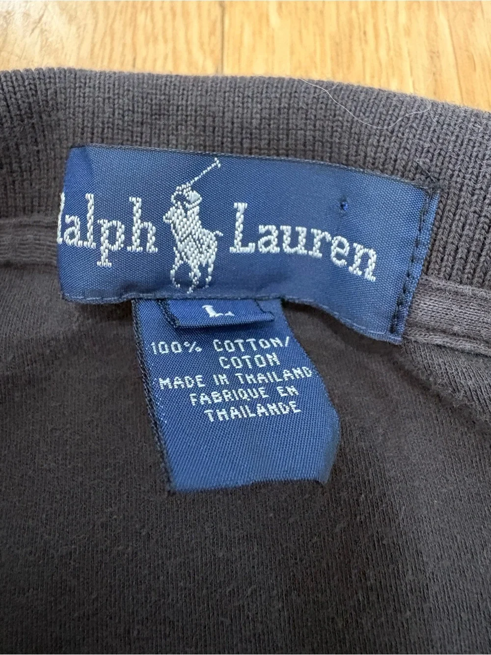 Polo Ralph Lauren Girls Large L Grey Long Sleeve Polo Dress Preppy Sporty Prep